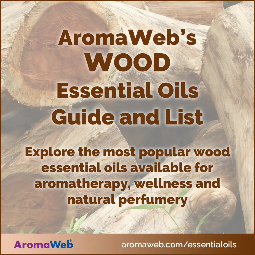 Social Media Image for Guide to Wood Essential Oils
