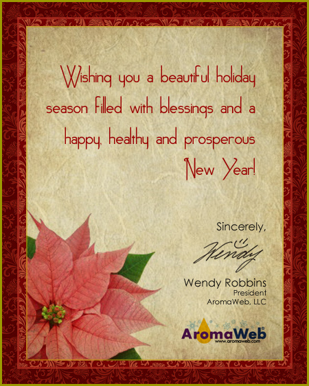 Season's Greetings from AromaWeb