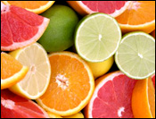 Slices of Citrus Fruits