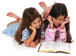 Children Reading Storybook