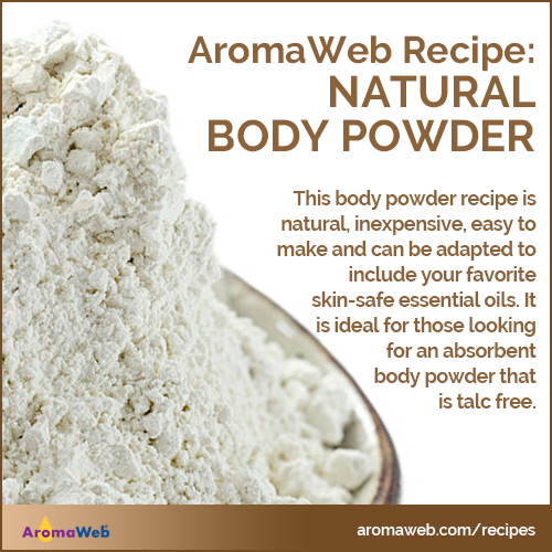 AromaWeb Natural Body Powder Recipe