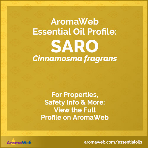 Saro Essential Oil Profile