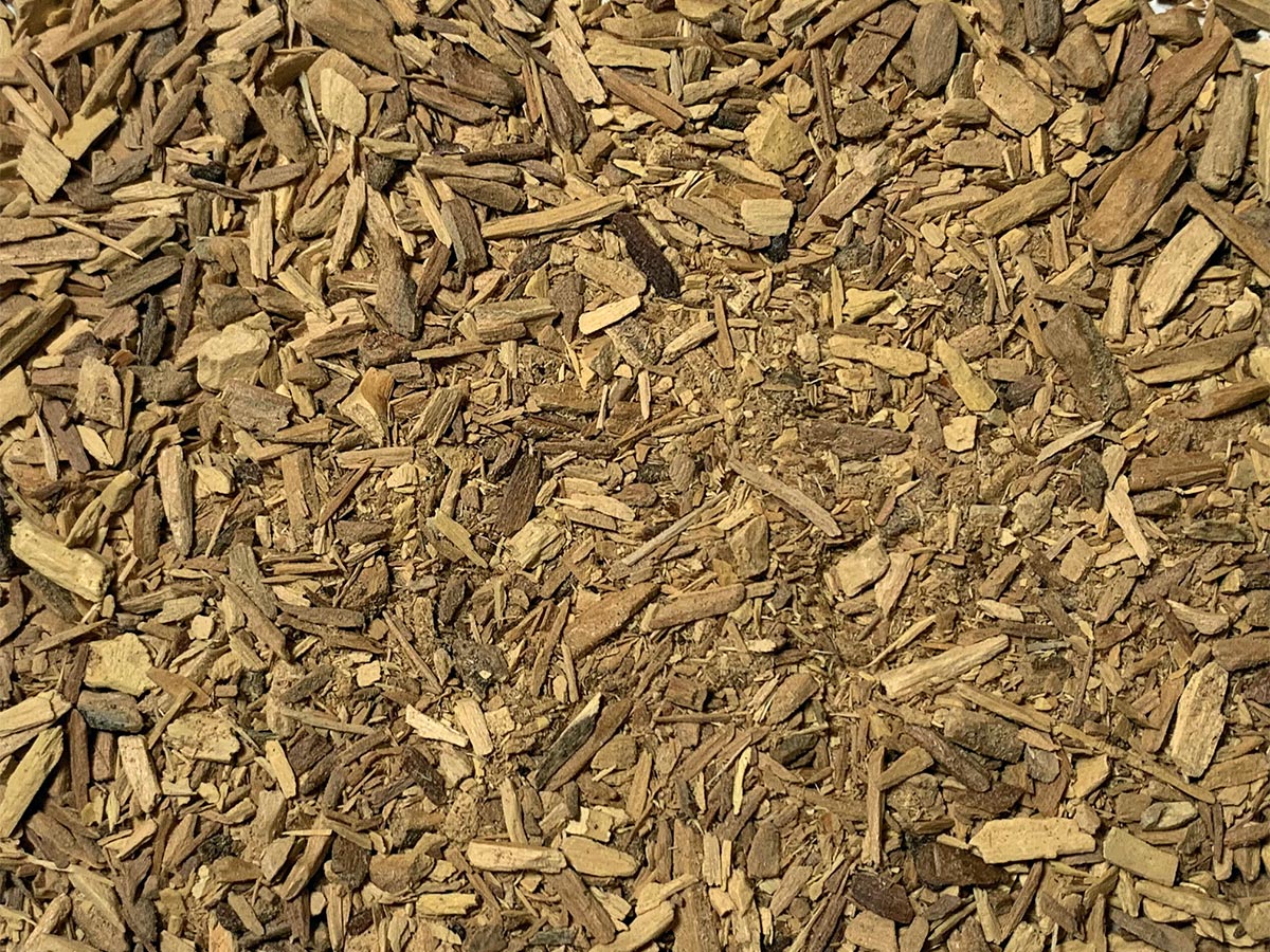 Australian Sandalwood Shavings Used to Produce the Essential Oil