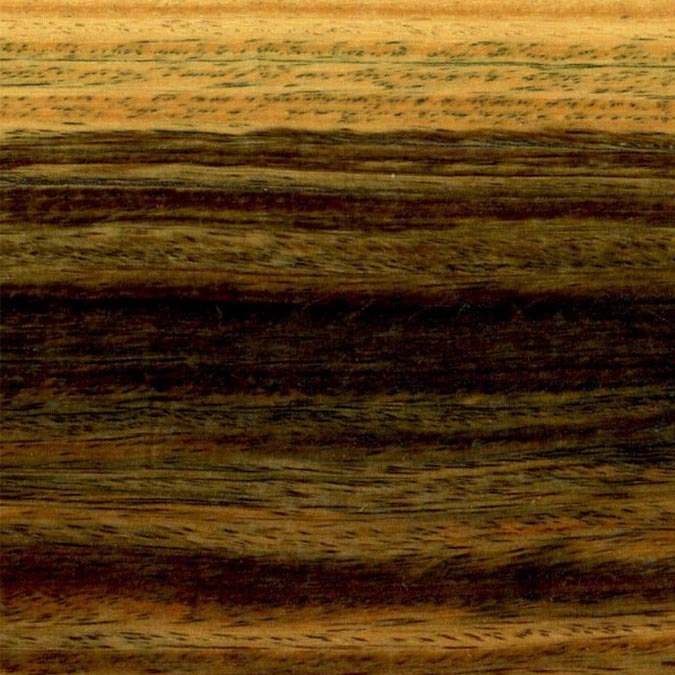 The heartwood and grain of guaiacwood
