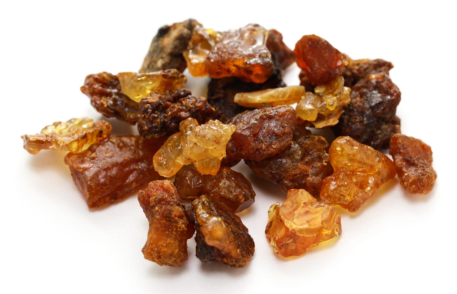 Myrrh resin used to produce Myrrh Essential Oil
