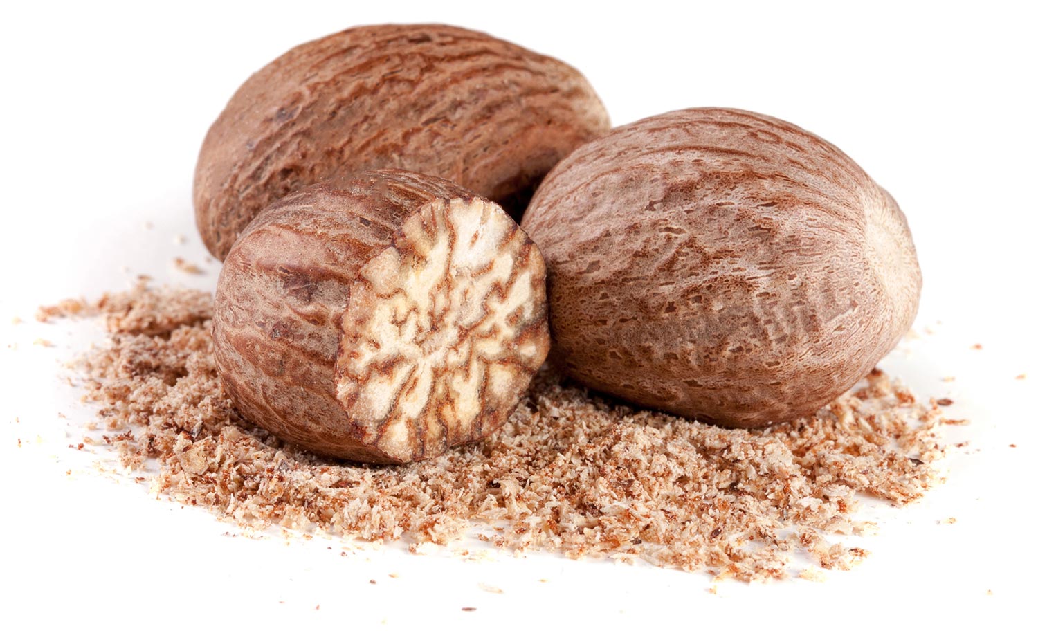 Nutmeg seeds used in the production of Nutmeg Essential Oil