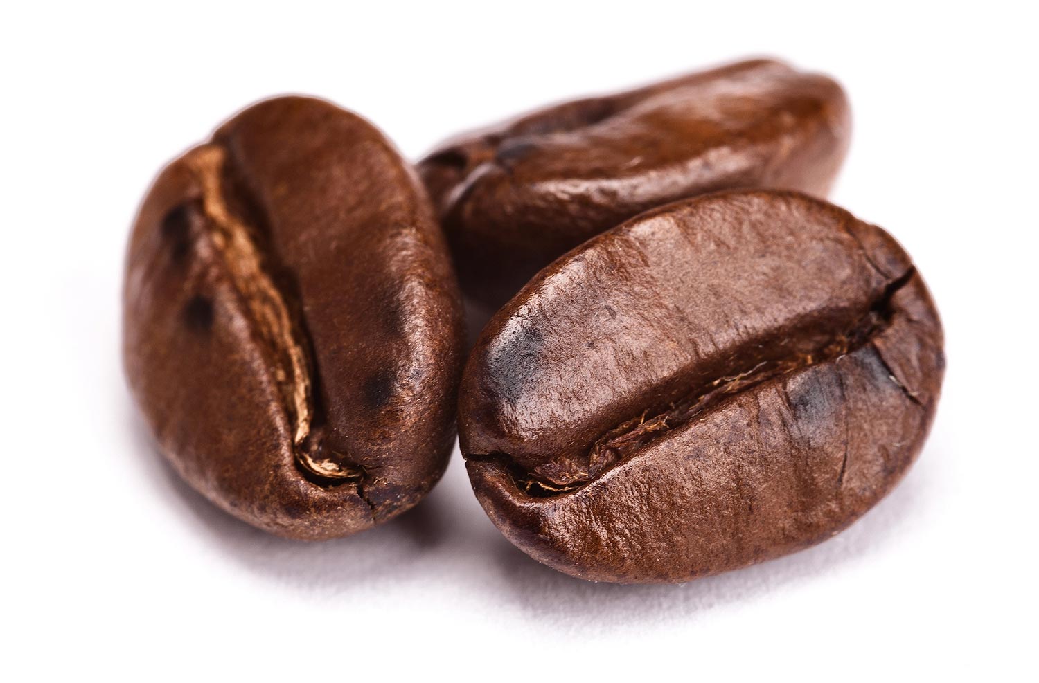 Roasted coffee beans used to produce Coffee Essential Oil and CO2 Extract