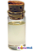 Bottle Depicting the Typical Color of Caraway Seed Essential Oil