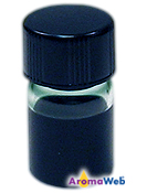 Bottle Depicting the Typical Color of Yarrow Essential Oil