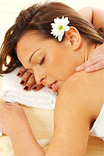 Aromatherapy Massage in Progress
