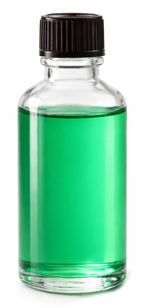 Vivid Emerald Green Color of Inula Essential Oil Distilled in a Copper Still
