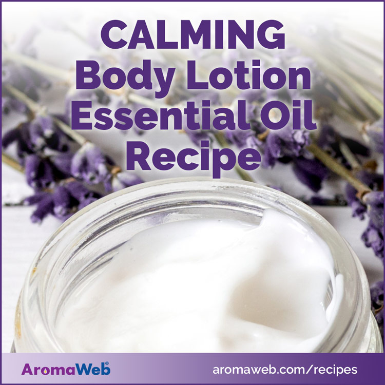 Calming Body Lotion Essential Oil Recipe