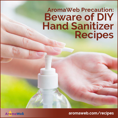 Beware of DIY Hand Sanitizer Recipes