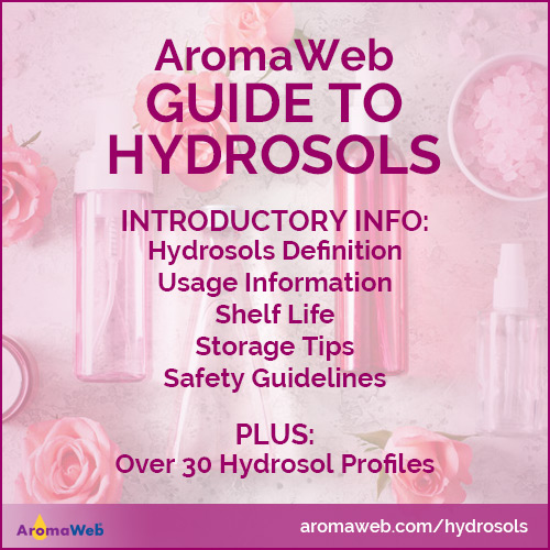 Hydrosols Guide from AromaWeb