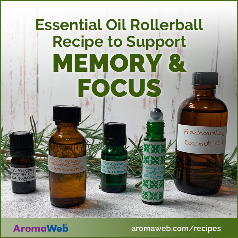 Memory & Focus Essential Oil Roll-On Recipe for Adults