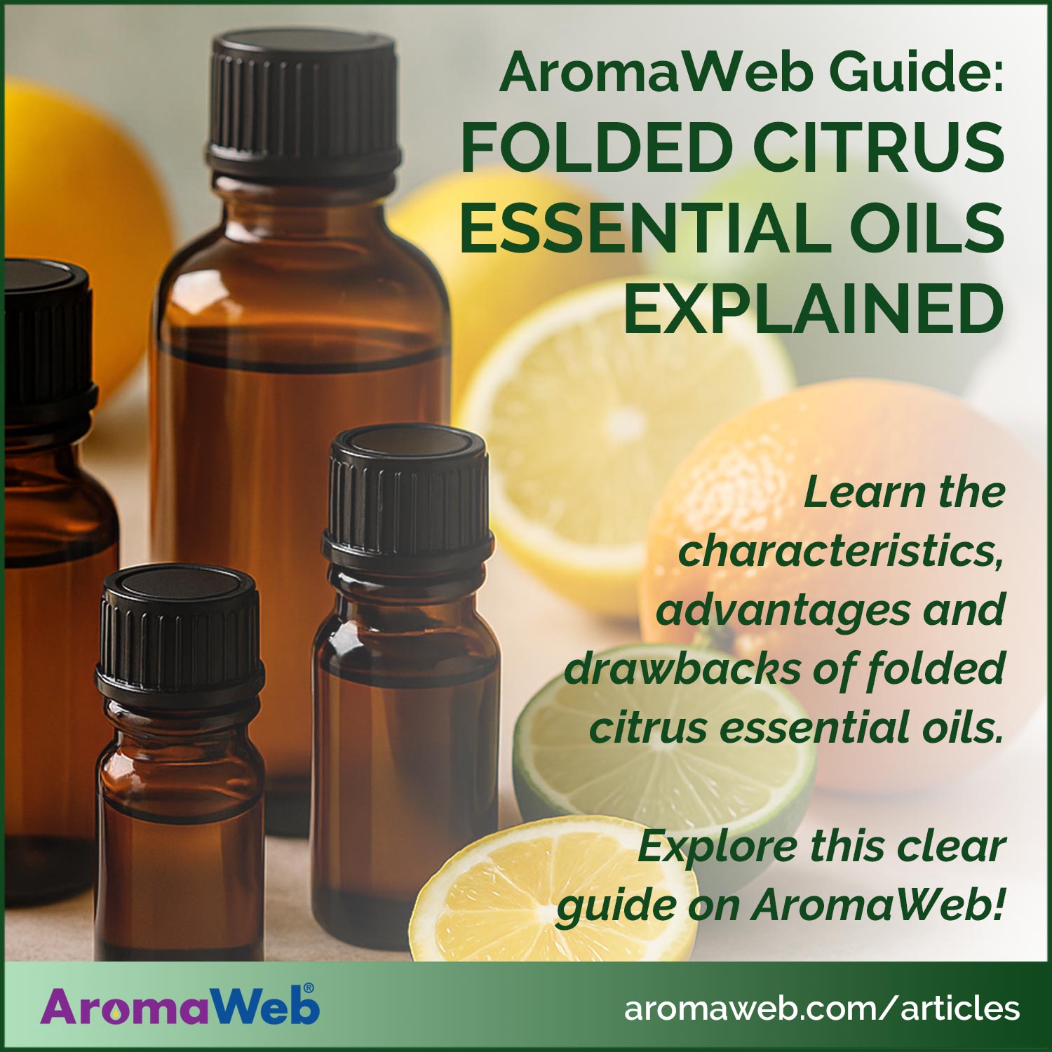 Selection of folded citrus oils